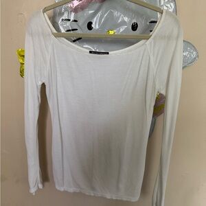 Brandy Melville white long sleeve top